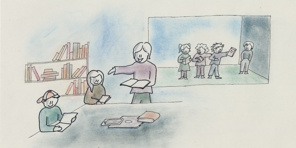 Fælleslæsning illustration