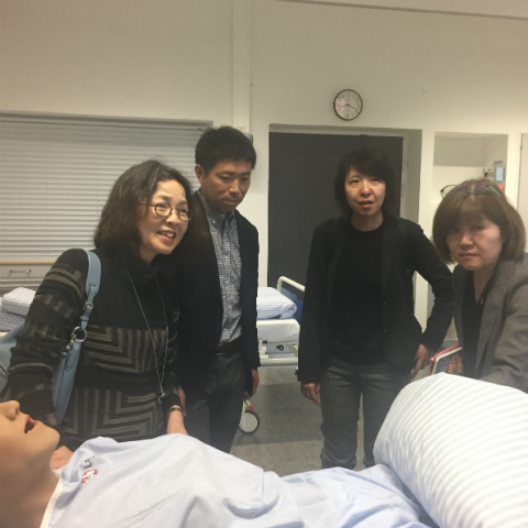 Billede af fire japanske forskere