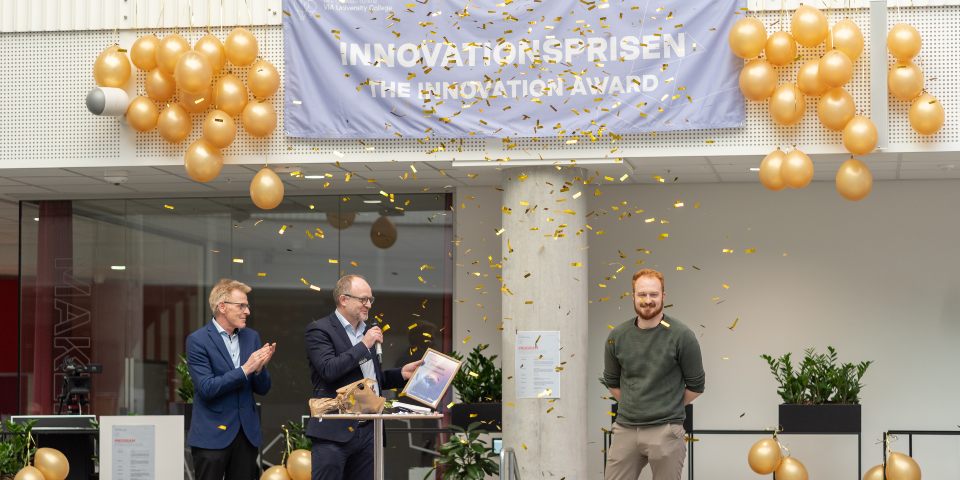 Innovationsprisen 2022 overrækkes til humAID. Foto af Radim Theiner.