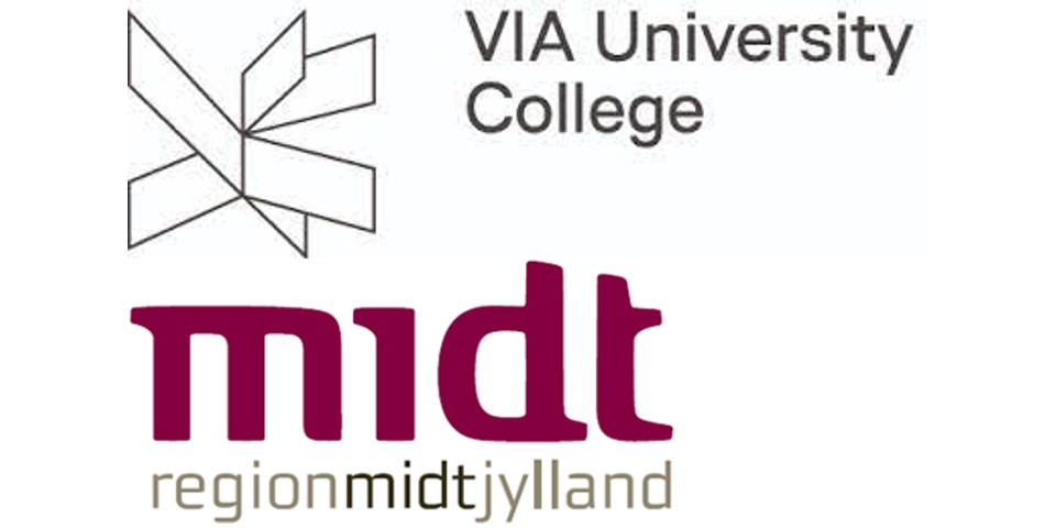 Region Midtjylland og VIAs logoer