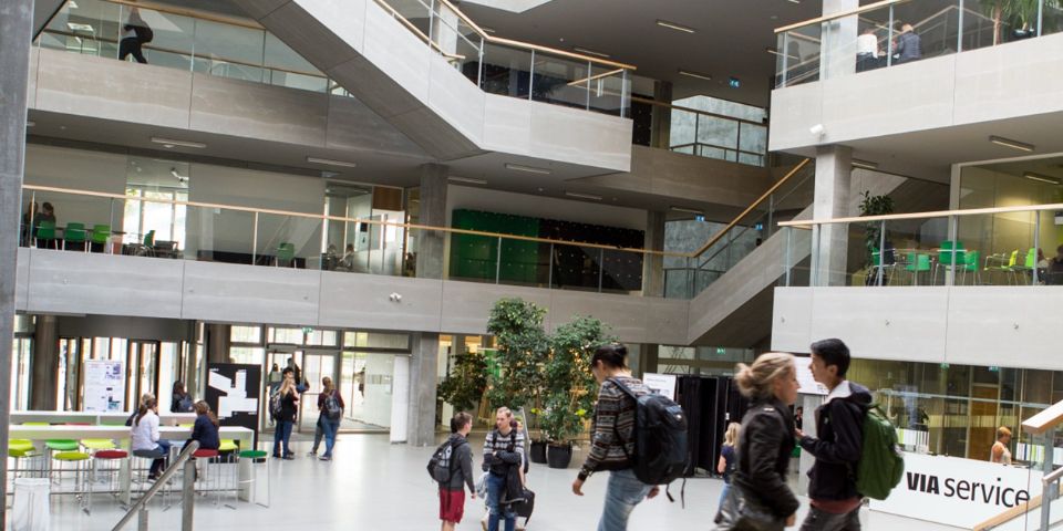 Studerende på VIA Campus N
