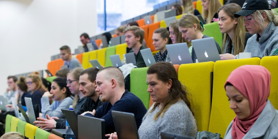 Studerende på pædagoguddannelsen