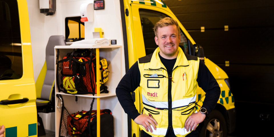 Christian Aaskov som er paramediciner