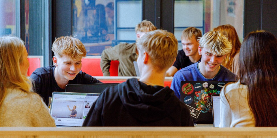 Elever på Odder Gymnasium