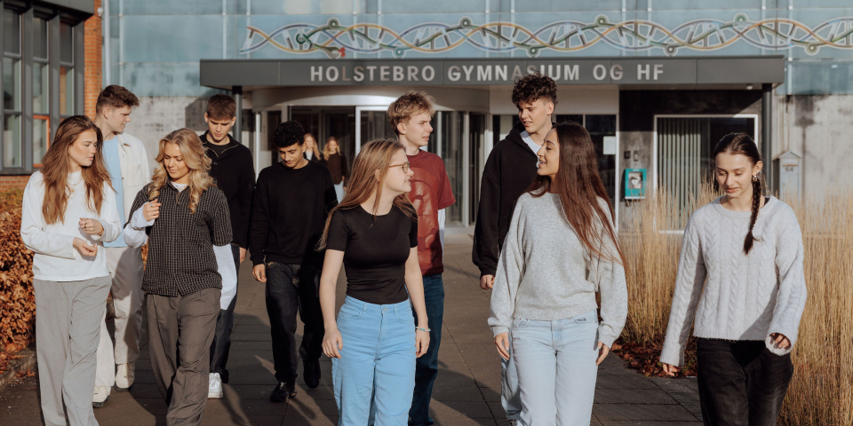 Elever ved Holstebro Gymnasium