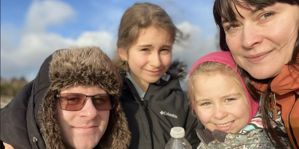 Florin Corban med familien
