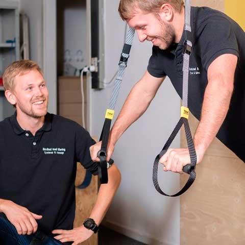 Simon Nielsen og Benjamin Ringgaard startede egen fysioterapeutisk klinik i Aarhus