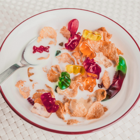 Cornflakes med vingummi