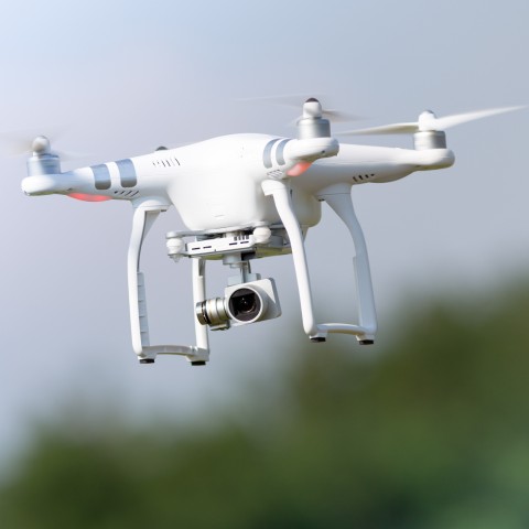 Billede af flyvende drone