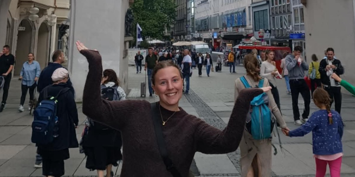 Billede fra Julie Torp Knudsens udlandsophold i München